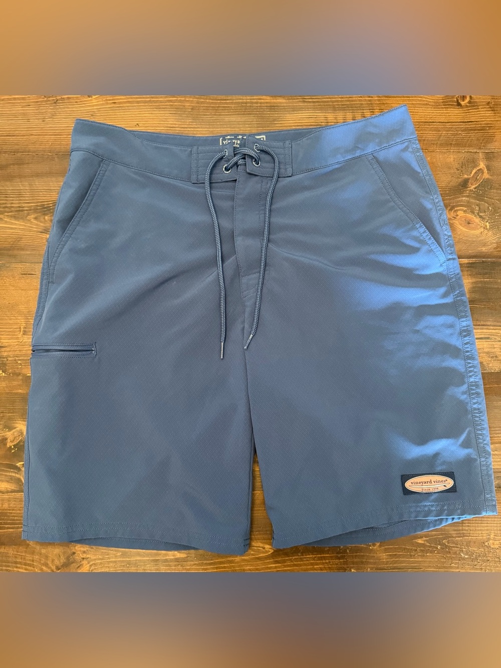 Vineyard Vines Men’s Swim Trunks Size 32 Blue Performance Bathing Suit